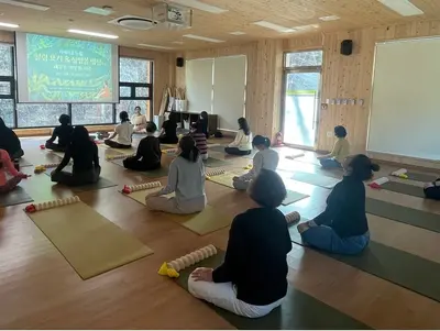 Rừng chữa lành Geoje, chương trình năm mới 'Yoga chữa lành trong rừng và thiền với bóng hát' được tổ chức... Tạo không gian phục hồi tâm trí và thể chất giữa thiên nhiên