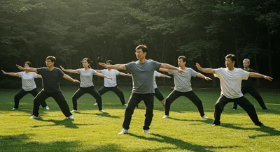 Hongcheon Healing Sun Village Hosts 'Moving Meditation' Tai Chi Retreat