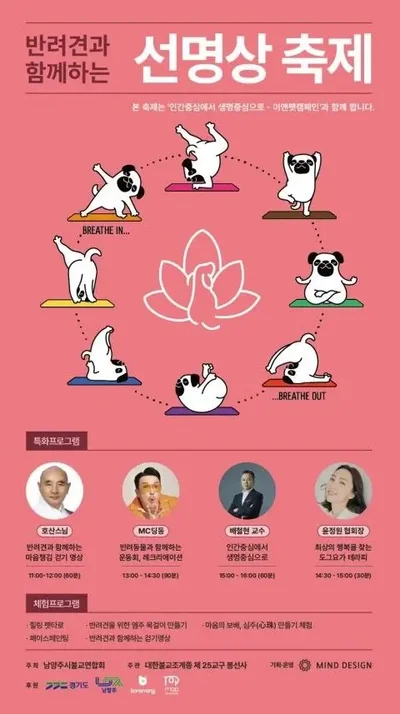 Meditation with Your Dog? Namyangju Bongseonsa Hosts 'Dog Meditation Festival' This Year with Expanded Programs